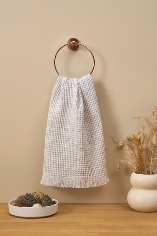 Plain Waffle 2'li Kurulama Peçetesi 50x70 Cm Krem/bej