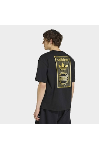 Adidas Varsity Golden Tongue Erkek Siyah Tişört Ib7076