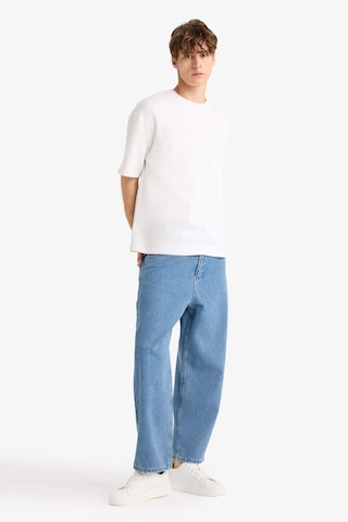 Defacto Tapered Wide Leg Fit Geniş Paça Jean Yıkamalı Pantolon F8397ax25aunm28 Mavi