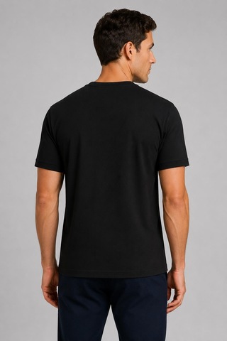 Alexandergardi Yaka Detaylı T-shirt Siyah