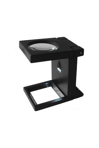 Katlanır Plastık Led Işıklı Test Cıhazı Büyüteç 2.5x90mm