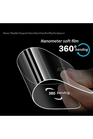 Vodafone Smart Pro 7 Nano Kırılmaz Cam Ekran Koruyucu Şeffaf