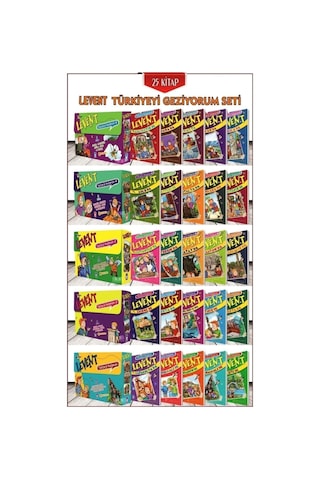 Timaş Levent Türkiye Yi Geziyorum Serisi 5 Li Tam Set 25 Kitap