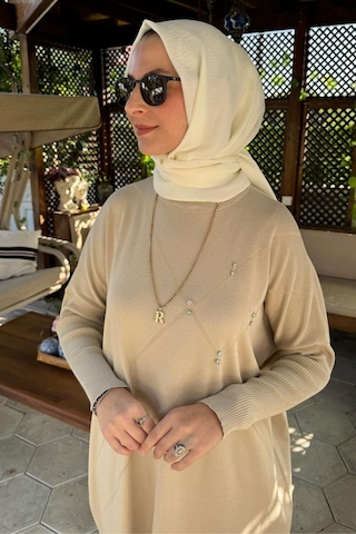Rabia Şamlı Melda Triko Tunik Taş Çok Renkli