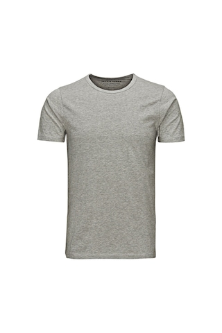 Jack & Jones Jjebasic O-Neck Tee S/S Noos Erkek T-Shirt-12058529 Gri