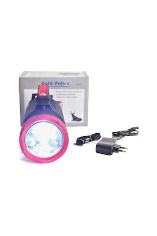 Gold -Police Gp-650 Projektör Fener 2000 Mt Siyah