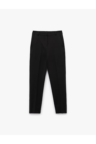 Koton Cepli Yüksek Bel Slim Fit Cigarette Pantolon Siyah 7wak40019uw