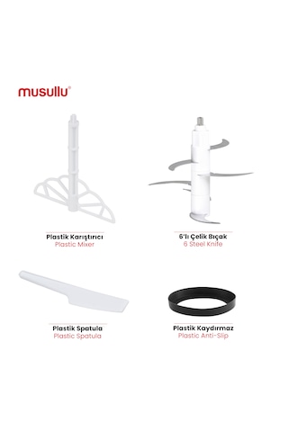 Musullu MSL-1226-3 Rondo ve Doğrayıcı