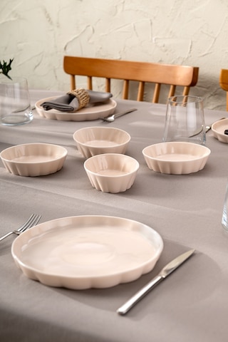 Emsan Cozy 14 Parça 6 Kişilik Kahvaltı Takımı Pembe Pembe