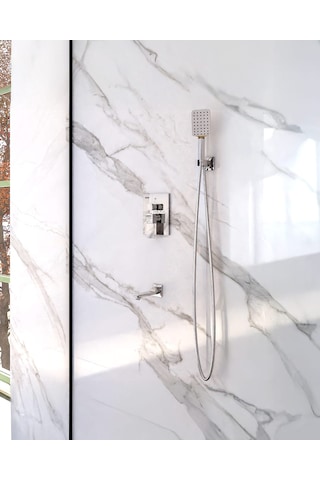 Gold 3 Yollu Ankastre Duş Batarya Seti Gold