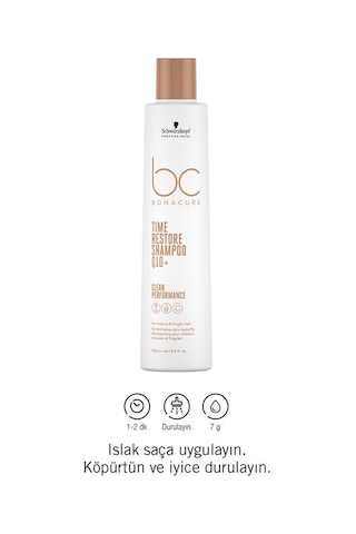 Bonacure Q10+ Time Restore Olgun Ve Kırılgan Saçlar İçin Şampuan 250 ML