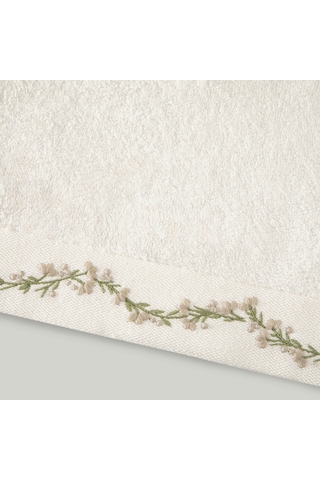 Linens Elae Bambu 50x85 Cm Yüz Havlusu Ekru 450 G/m²