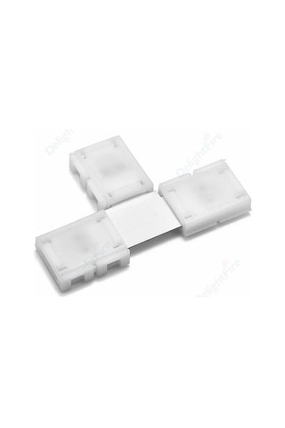 Agoodshop T Tipi Tarzı 5 Adet Led Şerit Lehimsiz Led Konektör Pın Ltx Şekli Köşe Konektörü Rgb Rgbw