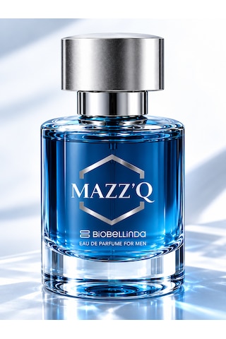 Mazz Q Blue Erkek Parfüm Eau De Parfum Çekici Koku 50 Ml Aromatik