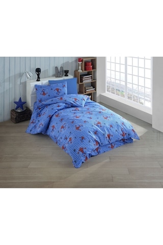 Almira Tek Kişilik Genç Pamuklu Nevresim Takımı Yastık Kılıfı+yatak Çarşafı+yorgan Kılıfı