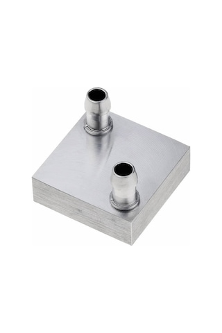 4x4cm Sıvı Su Aluminyum Soğutucu Blok 90 Derece Bilgisayar Cpu Grafik Gpu Anakart Xbox Lazer Kafa Soğutma Radyatör