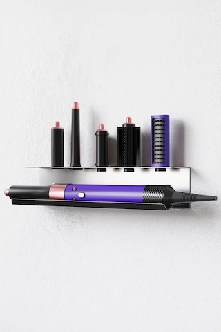 Zift Unique Dyson Airwrap-multistyler Uyumlu Aksesuar Standı Paslanmaz Çelik,vida&bant Çift Montaj Seçeneği Raf. Diğer