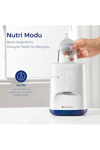 Bc Babycare Gyro Biberon Isıtıcı Buharlı, Nazik Döndürmeli Akıllı Süt Isıtıcı 3 Dakikada Isıtma