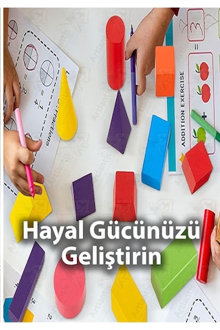 Geometrik Cisimler Ve Şekiller 1 Paket Matematik Ders Materyali 10 Parça Prizma Küp Silindir Küp Koni Üçgen Piramit