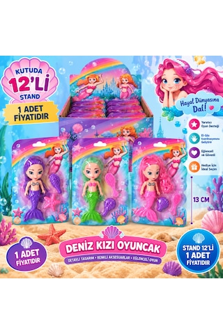 Northcity Dmn8015b Kutuda 12li 13 Cm Deniz Kızı Oyuncak 1 Adet Fiyatıdır Bx Standart