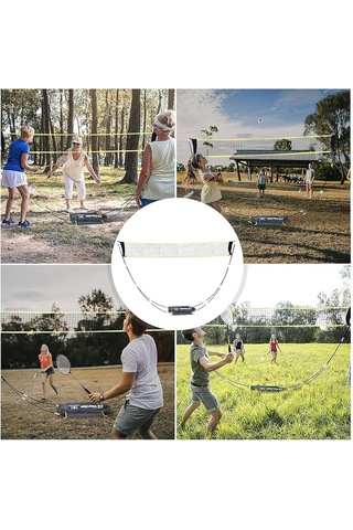 Badminton Net, Beach Tenis Seti, Kurulumu Kolay, Taşıma Çantası İle, İç/dış Mahkemeler, Arka Bahçe, Araç Veya Yığın Gereksiz