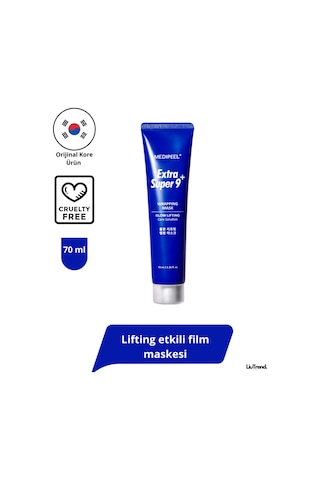 Medipeel Extra Super 9 Plus Water Glow Lifting Wrapping Mask 70 Ml Asitli Film Maskesi M0481