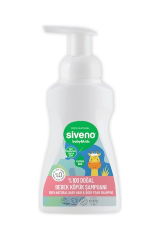 Siveno %100 Doğal Bebek Köpük Şampuanı 250 ML