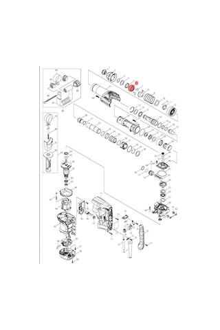 Makita HM0870C Kitleme Ringi Ürün Kodu 331659-5