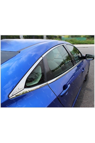 Honda Cıvıc Fc5 Krom Cam Çıtası 8 Prç 2016 Üzeri Paslanmaz Çelik