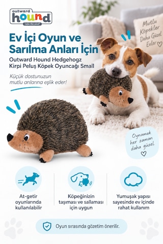 Petstages Hedgehogz Kirpi Peluş Köpek Oyuncağı Small