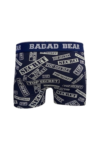 Bad Bear Secret 21.01.03.011l Lacivert Desenli Erkek Boxer Lacivert