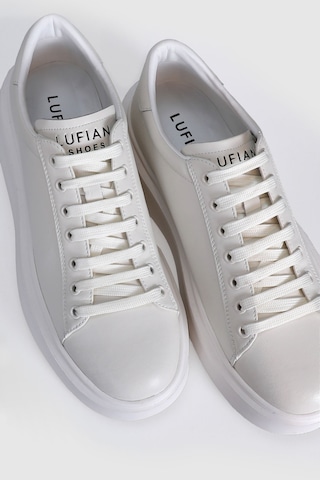 Lufian 121230109 Grace Deri Unisex Sneaker Ayakkabı Beyaz