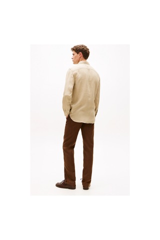 Tommy Hilfiger Pıgment Dyed Lı Solıd Rf Shırt-16329 Bej