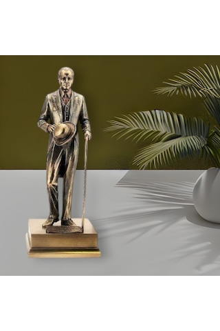 Veronese Mustafa Kemal Atatürk Bronz Renk Koleksiyon Figür 25cm