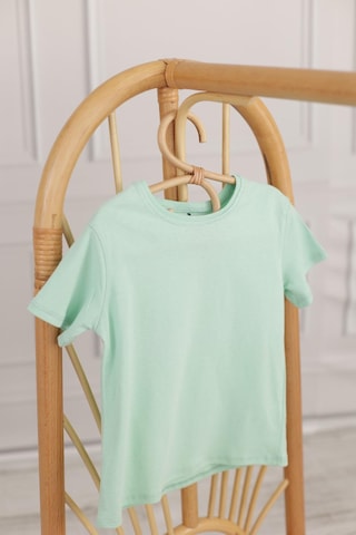 Şehrazat Handmade Tasarım Pamuklu Çocuk Tişört Mint Yeşili