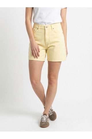 Regular Fit Kadın Şort Light Yellow