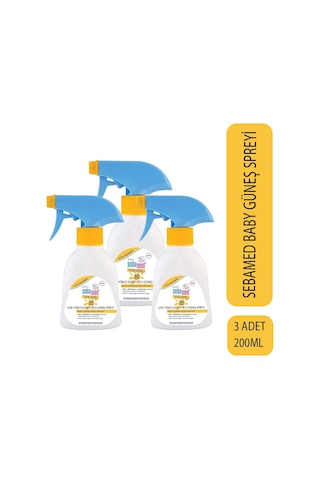 Sebamed Baby Çok Yönlü Koruyucu Güneş Spreyi Spf50 200 Ml 3 Adet