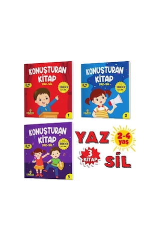 Yükselen Zeka Konuşturan Kitap Serisi Yaz-Sil