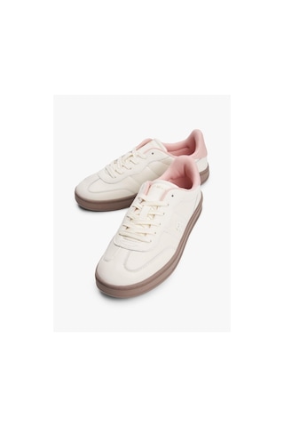 Tommy Hilfiger Th Premium Heritage Pembe Kadın Sneaker-8512 Pembe