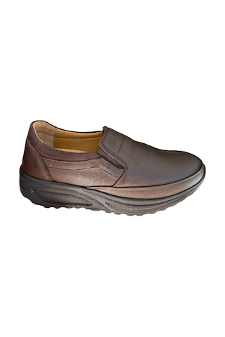 Castle Black Yldz-42638 Kadın Hakiki Deri Ortopedik Comfort Ayakkabı Kahverengi Kahverengi