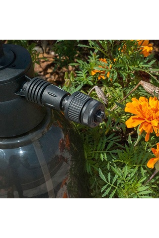 Maiyame 2l Plastik El Spritli Spreyci: Köpük Ve Su Sprey Nozüllü, Araba Yıkama Bahçe Sulama İçin Gri