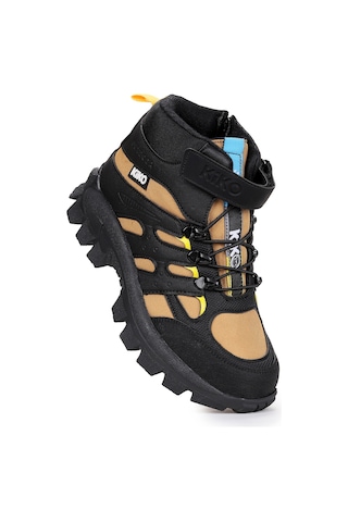 Kiko Kids Sumy Termo Taban Cırtlı Erkek Çocuk Spor Bot Ayakkabı Camel Camel