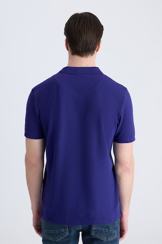 Twn Slim Fit Saks Mavi Düz %100 Pamuklu T-shirt 4ec1438311322 750