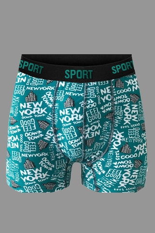 Erkek Desenli Premium Penye Pamuklu Likralı Boxer - 10'lu Set Vk-10'lu Desenli Set