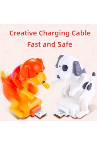 Prestigegoods Kambur Nokta Köpek Mikro Usb Kablosu Hızlı Şarj 3a Samsung Uyumlu Xiaomi Redmi İçin Android Telefon Kablosu
