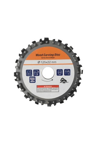 Singree 125mm 16 Diş Paslanmaz Çelik Ağaç Oyma Ve Kesme Diski - 5 İnç Avuç Taşlama İçin Çok Fonksiyonlu