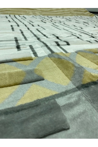 Aksu Tek Kişilik Battaniye Çantali Sari Sarı