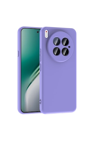Tecno Camon 40 Premier 5g Kılıf Yumuşak Silikon Kamera Korumalı Lansman Ata Pro Tech Lila