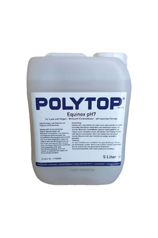 Polytop Equinox Ph7 Demir Tozu Temizleyici 5 L