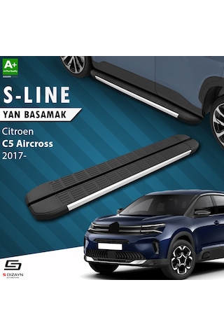 S-Dizayn Citroen C5 Aircross S-Line Aluminyum Yan Basamak 193 Cm